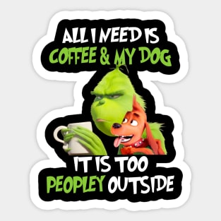 Funny Grinch Christmas Grinch Funny Gift Grinchmas Grinch Lovers Sticker